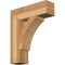 Ekena Millwork Thorton Block Rough Sawn Bracket, Western Red Cedar, 6"W x 22"D x 26"H BKT06X22X26THR05RWR - alternate 1